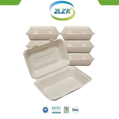 Cutie de prânz cu clapetă Fast Food de 9 x 6 inch